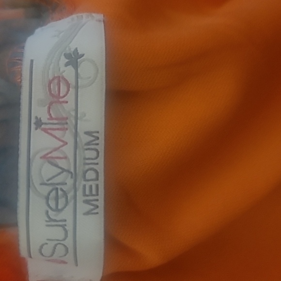 Balloon Sleeve Colorful Tie-Dye Cut Out Ruffle Mini Dreess. Sz M. NWOT - Picture 5 of 6